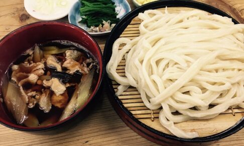 なす汁つけうどん