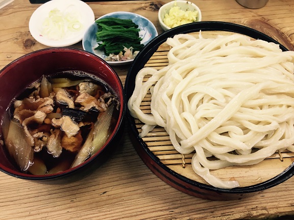 なす汁つけうどん